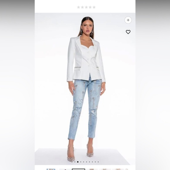 AKIRA Blue Straight Leg Distressed Jeans - Picture 11 of 12